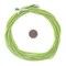 The Bead Chest 2mm Glass Seed Beads - Full Strand of Afghani Tribal Beads (Lime Green) - Bunch of 10 Strands